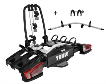 THULE VELOCOMPACT 3 + ADAPTÉR - nosič 4 bicyklov na ťažné zariadenie