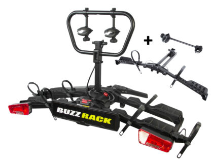 BUZZRACK SCORPION PRO 2 + ADAPTER - nosič 3 bicyklov na ťažné zariadenie