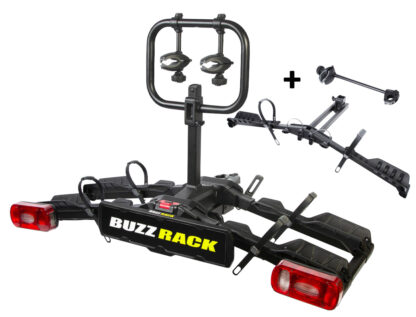 BUZZRACK SCORPION LITE 2 + ADAPTER - nosič 3 bicyklov na ťažné zariadenie