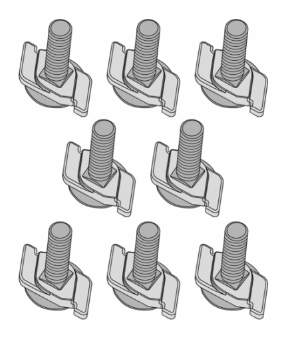 UNIVERSAL TRACK BOLT KIT Veľkosť: M6x40mm