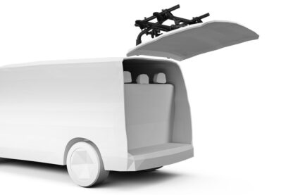 THULE WANDERWAY BLACK - nosič 2 bicyklov na VW Transporter T6 - Image 4