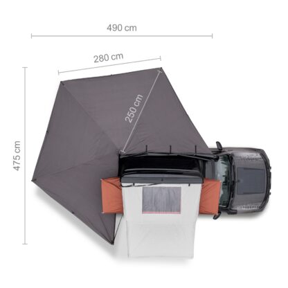 OFFLANDER MARKIZA SAMONOŚNA WING 270 LEWA 2.5 M - Image 2