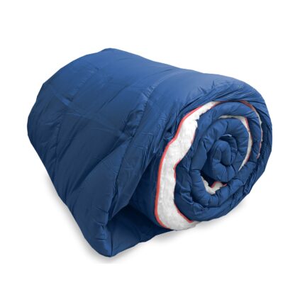 OFFLANDER MIĘKKI KOC PLED KEMPINGOWY GRANATOWY 200 x 140 - Image 2