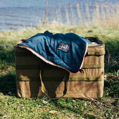 OFFLANDER MIĘKKI KOC PLED KEMPINGOWY GRANATOWY 200 x 140 - Image 12