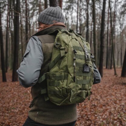 OFFLANDER PLECAK TURYSTYCZNY SURVIVAL TREKKER 25L ZIELONY - Image 8