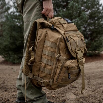 OFFLANDER PLECAK TURYSTYCZNY SURVIVAL HIKER 25L KHAKI - Image 4