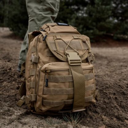 OFFLANDER PLECAK TURYSTYCZNY SURVIVAL HIKER 25L KHAKI - Image 5