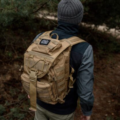 OFFLANDER PLECAK TURYSTYCZNY SURVIVAL HIKER 25L KHAKI - Image 6