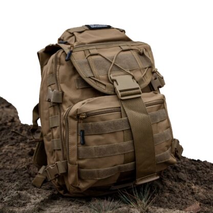 OFFLANDER PLECAK TURYSTYCZNY SURVIVAL HIKER 25L KHAKI - Image 9